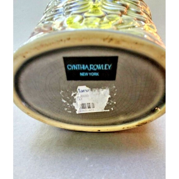 Cynthia Rowley Toothbrush Make Up Brush Razor Holder Gray Ceramic - Picture 6 of 10